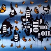 "Regeneration Painting" - Sozialkritisches Ölgemälde von Trevisan Carlo