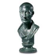 Büste "Gaius Julius Cäsar", Kunstguss als Museums-Replikat