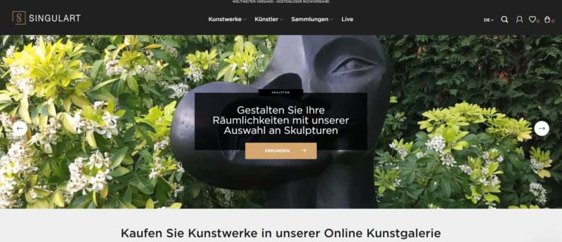 Singulart - Internationale Online-Kunstgalerie mit Sitz in Paris