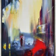 Robert Hettich: "Liebeserklärung" (2015), Giclée auf Leinwand
