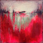 Abstraktes Acrylgemälde Fading Memories (2021) von Constance Renken