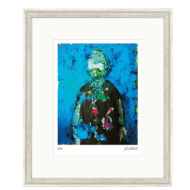 Armin Mueller-Stahl: "Im Atelier" (2021), Original-Giclee-Print auf Zerkall-Bütten
