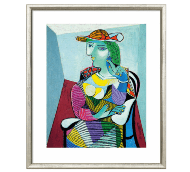 Pablo Picasso: "Portrait Marie-Thérèse Walter" (1937), Reproduktion auf Bütten