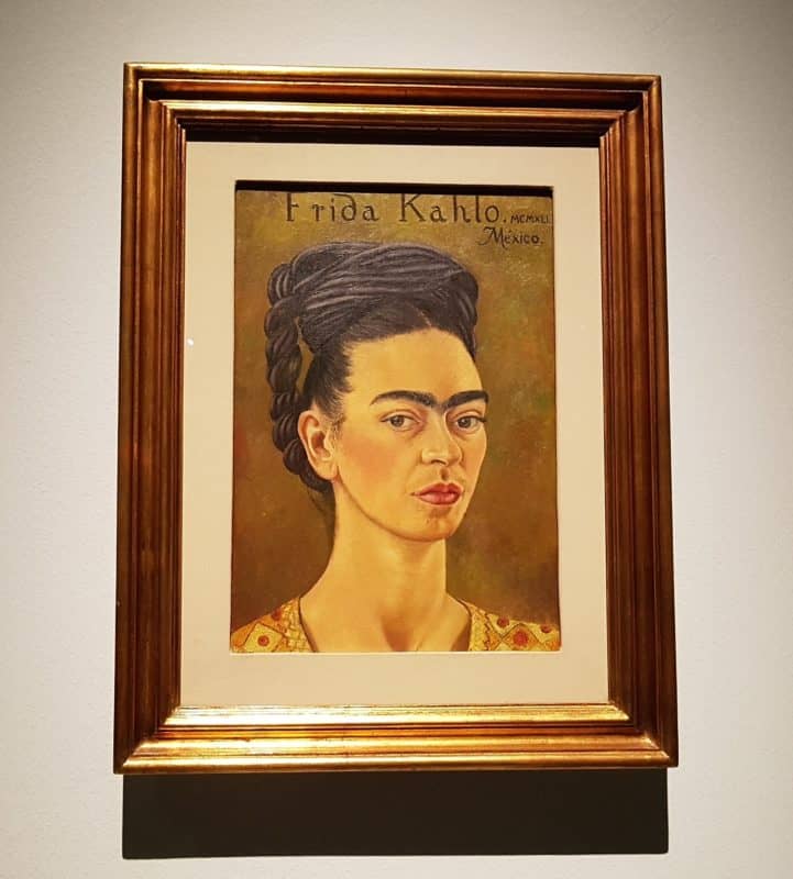 Selbstportrait (1941) von Frida Kahlo, ausgestellt im Museo delle Culture di Milano