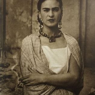 Portrait of the Mexican painter Frida Kahlo, taken by her father (1932)