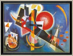 Abstraktes Gemälde "Im Blau" (1925) von Wassily Kandinsky, limitierte Giclée-Reproduktion auf Leinwand