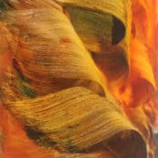 Abstraktes Bild "Wanderung XVII" von Isa Dahl (2018)