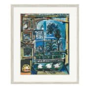 Pablo Picasso: "Die Tauben" (1957), limitierte Reproduktion auf Bütten