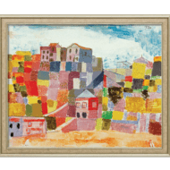 "Sicily at S. Andrea" (1924) by Paul Klee, Geometric Abstraction