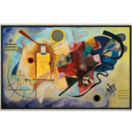 Wassily Kandinsky: "Gelb - Rot - Blau" (1925), Giclée-Reproduktion auf Leinwand