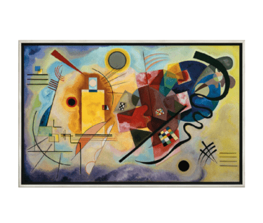 Wassily Kandinsky: "Gelb - Rot - Blau" (1925), Giclée-Reproduktion auf Leinwand