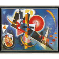 Abstraktes Gemälde "Im Blau" (1925) von Wassily Kandinsky, limitierte Giclée-Reproduktion auf Leinwand