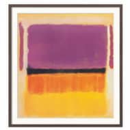 Abstrakte Farbfeldmalerei "Untitled (Violet, Black, Orange, Yellow on White and Red)" (1949) von Mark Rothko