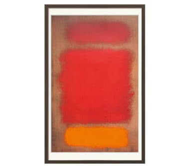 Abstrakte Malerei "Untitled" (1968) von Mark Rothko, Giclée auf Papier