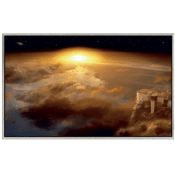 Ule W. Ritgen: "And Earth Below" (2009), limitierte Giclée-Reproduktion auf Leinwand