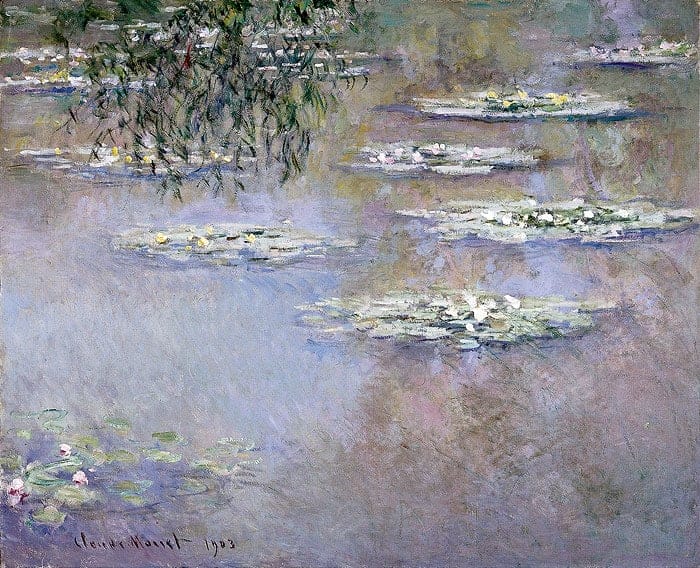 Ölgemälde Wasserlilien (1906) von Claude Monet
