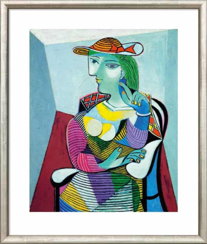Pablo Picasso: „Portrait Marie-Thérèse Walter“ (1937), Reproduktion auf Bütten