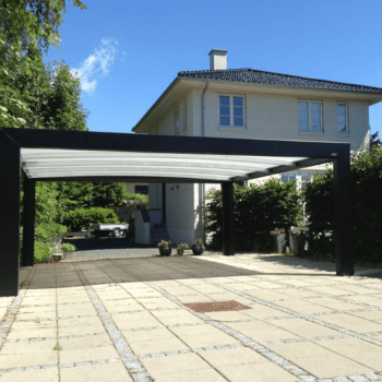 Carport Design Trends aus Metall - Made in Dänemark