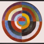 "Disque (Le premier disque)" (1913) von Robert Delaunay, limitierte Giclée-Reproduktion