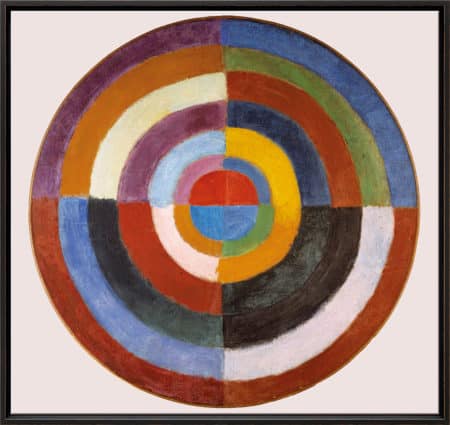 "Disque (Le premier disque)" (1913) von Robert Delaunay, limitierte Giclée-Reproduktion