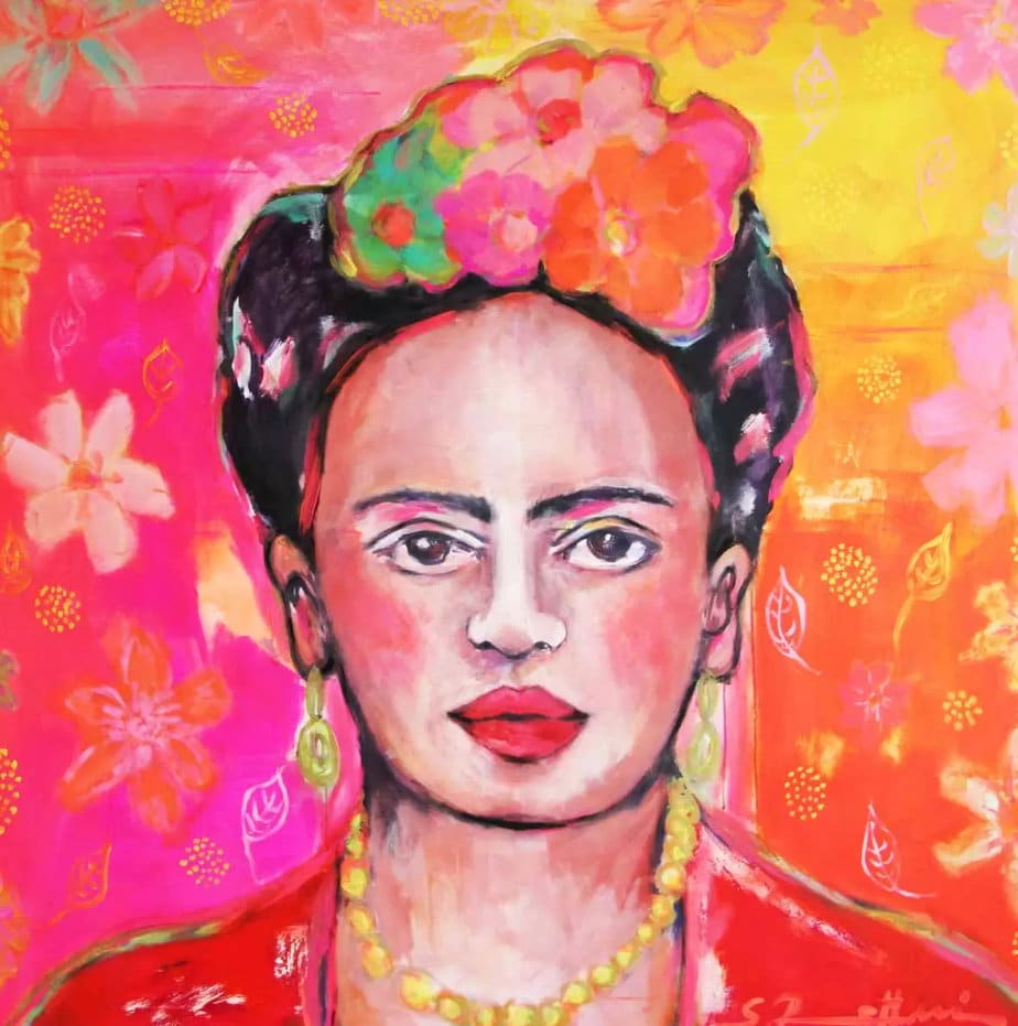 MY LOVELY FRIDA - Frida Kahlo Bild gemalt von Sibylle Rettenmaier