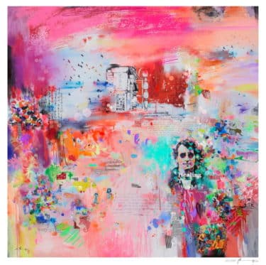 Digital Art Gemälde „Healing the world" von Xiaoyang Galas, Giclée Fine Art Print