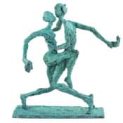 Bronzeskulptur "Gleichklang" (2021) von Helge Leiberg