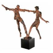 Bronzeskulptur "Liebespaarbalance" von Vitali Safronov