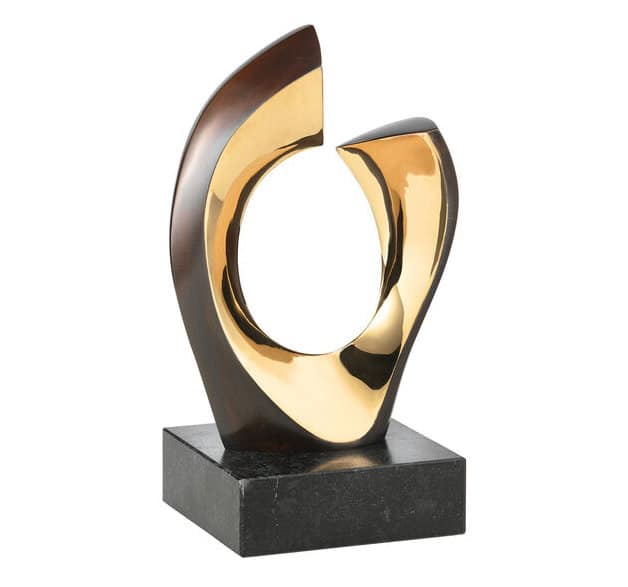 Wunderbare Skulpturen zum Thema Liebe, Verbundenheit und Freundschaft Kunstwerke kunst kaufen Pierre-Paul Maillé "Der Kuss", Skulptur zum Thema Liebe, Bronze + Marmor