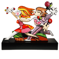 Porzellanskulptur "Love Blossoms" von Romero Britto, limitierte Edition