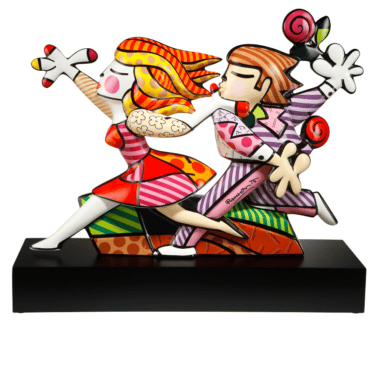 Porzellanskulptur "Love Blossoms" von Romero Britto, limitierte Edition