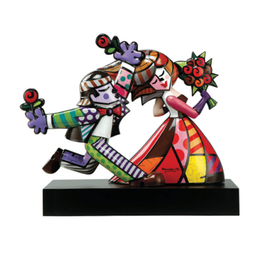 Porzellanskulptur "Follow Me" von Romero Britto, limitierte Edition