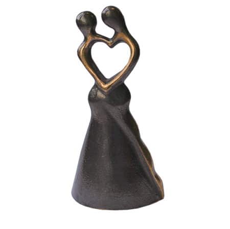 Scultura in bronzo Amanti di Bernardo Esposto