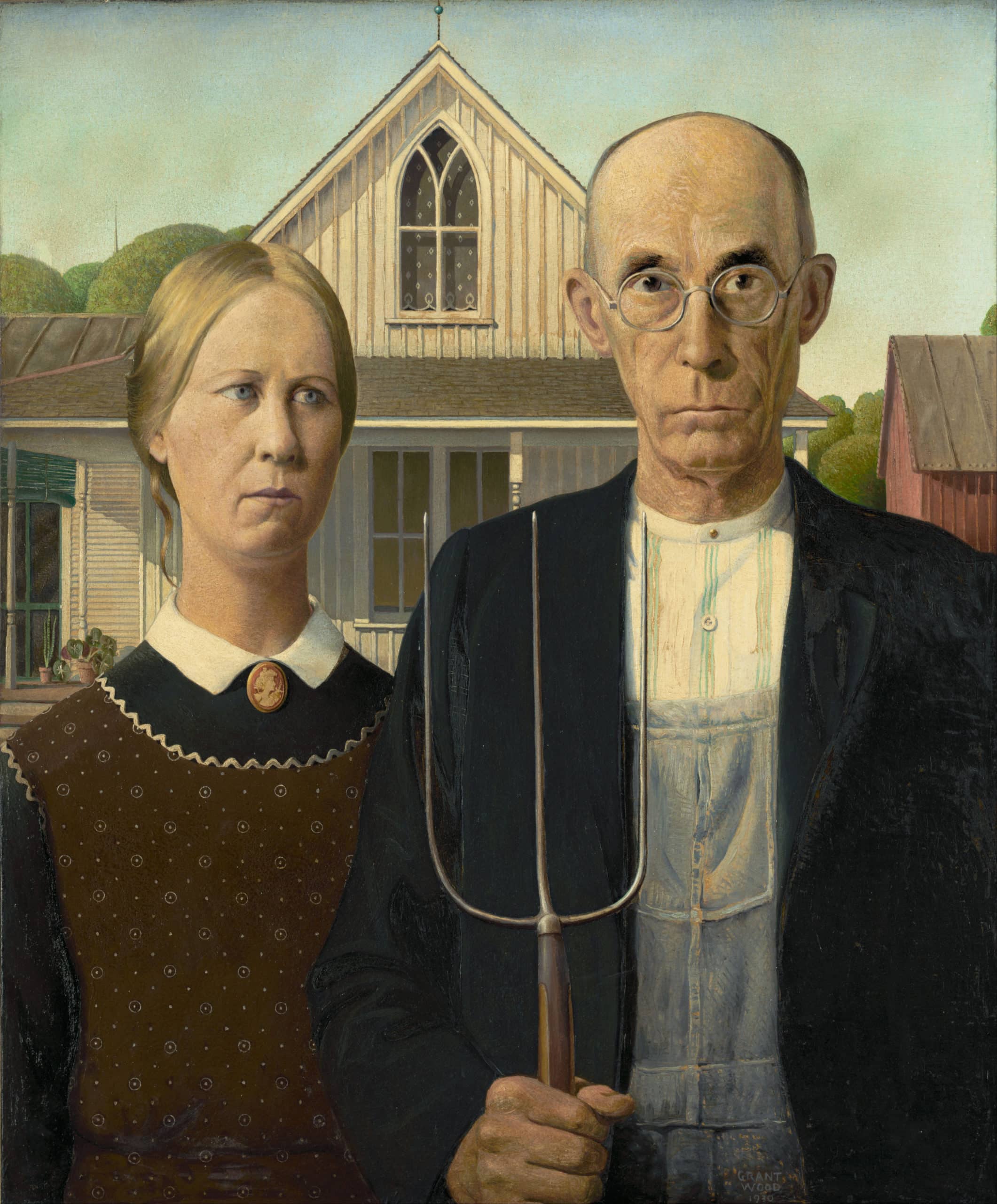 American Gothic von Grant Wood