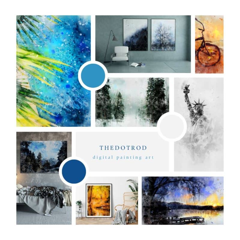 thedotrod - Digital Painting Wall Art als Limited Edition Prints