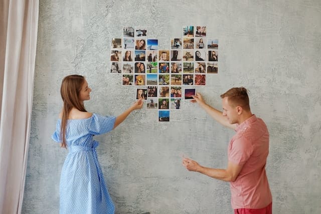 Familienfotos halten gemeinsame Erinnerungen fest