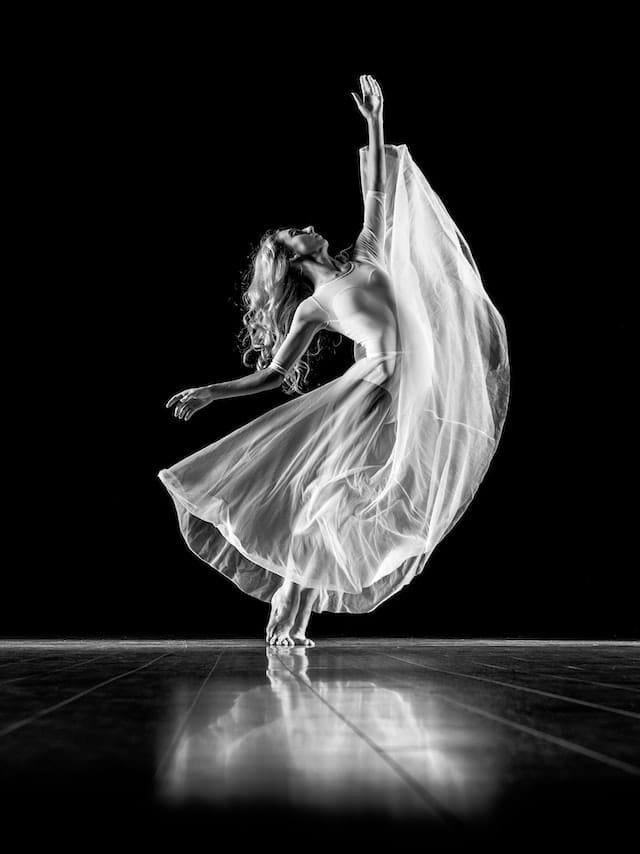 Tanzen ist voll künstlerischen Ausdrucks