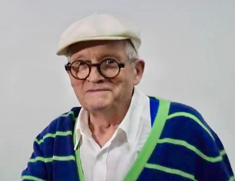 David Hockney 2017 auf der Flash Expo