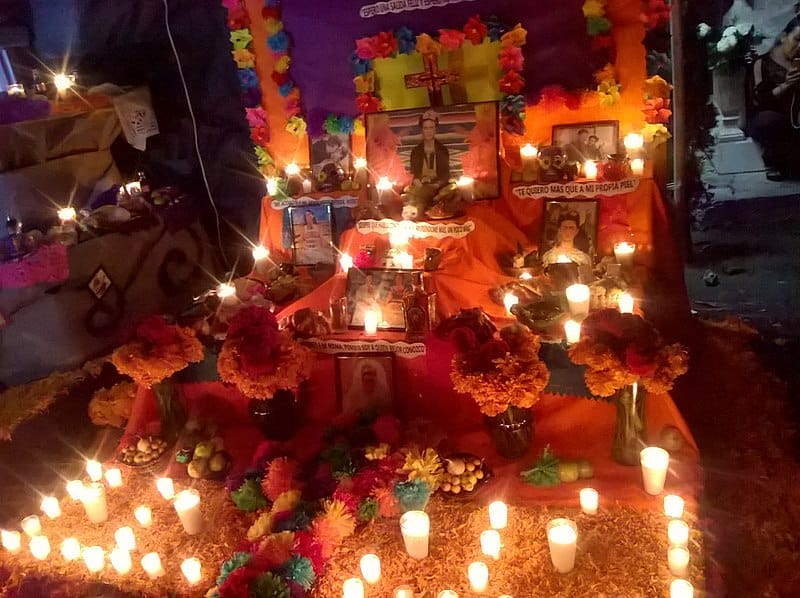 Tag der Toten Altar für Frida Kahlo in Orizaba