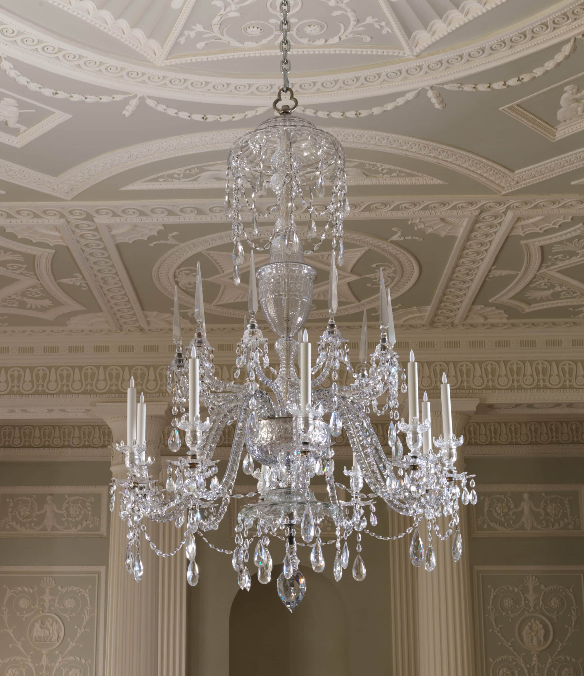 Chandelier (wahrscheinlich Irisch oder Britisch, ca. 1787)