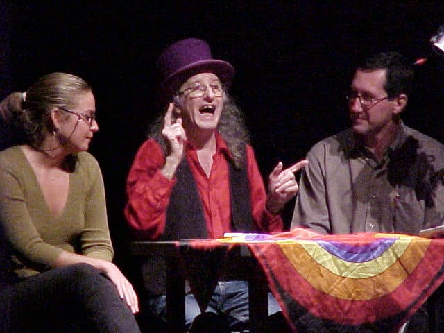 Zauberkünstler und lebende Magier-Legende Juan Tamariz während seines Auftritts in Puerto del Rosario, Fuerteventura am 12.12.2001
