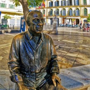 De geboorteplaats van Pablo Picasso in Málaga, Spanje