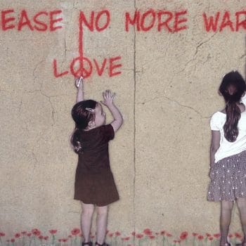 Streetart Kunst - Graffiti für den Frieden