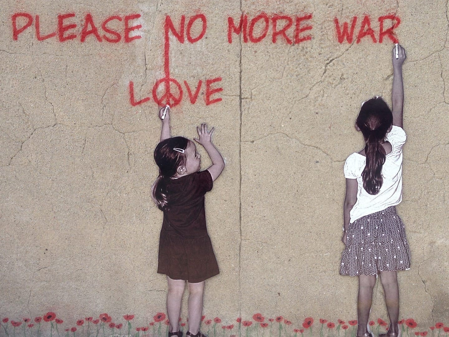 Streetart Kunst - Graffiti für den Frieden