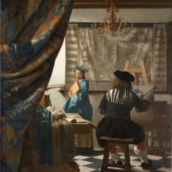 Die Malkunst ist ein Gemälde von Jan Vermeer, entstanden um 1664/1668 oder 1673, das durch seine Licht- und Schattenmalerei von höchster Qualität als eines der Hauptwerke des Künstlers gilt