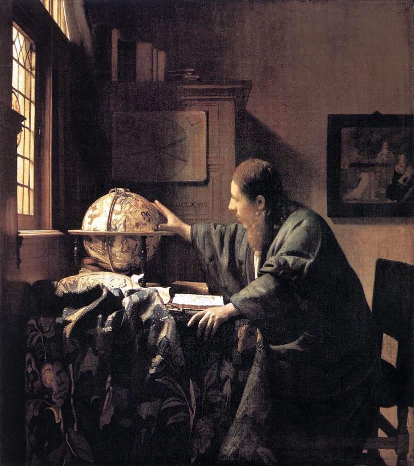 Der Astronom von Jan Vermeer, 1668