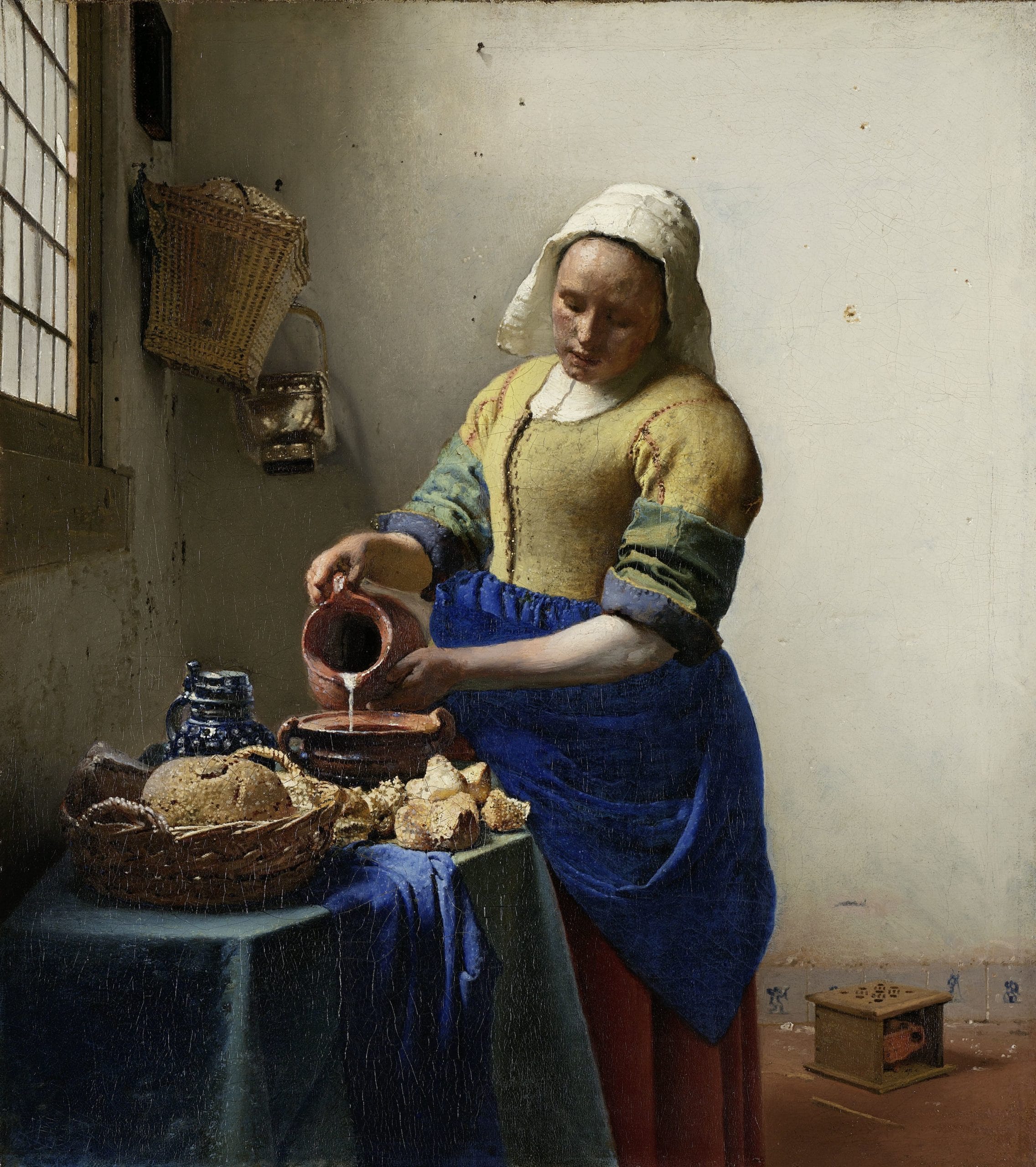 Johannes Vermeer: Dienstmagd mit Milchkrug (1660)