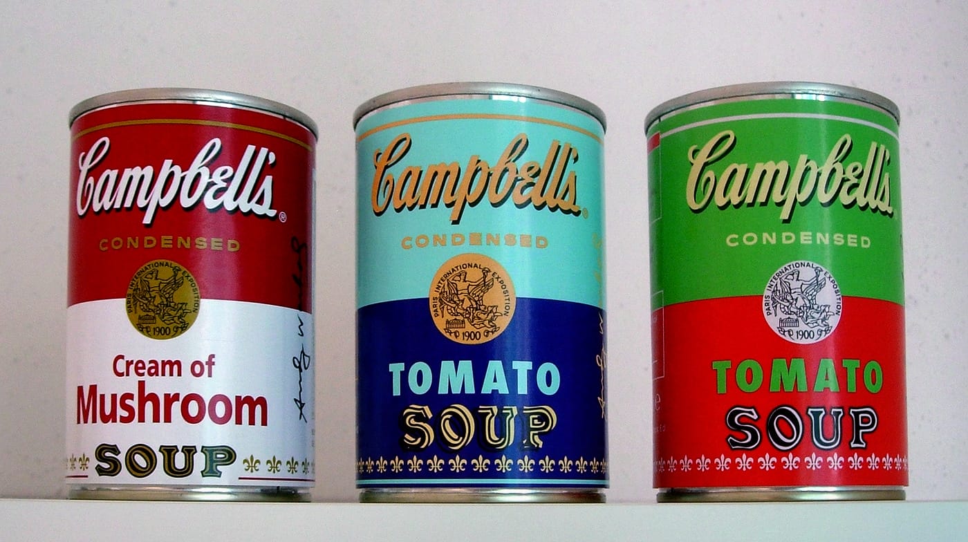 Campbells Suppen, Special Edition mit Andy Warhols Unterschrift