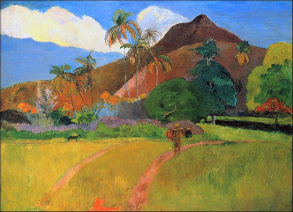 Tahiti: Tahitianische Landschaft, Paul Gauguin (1893)
