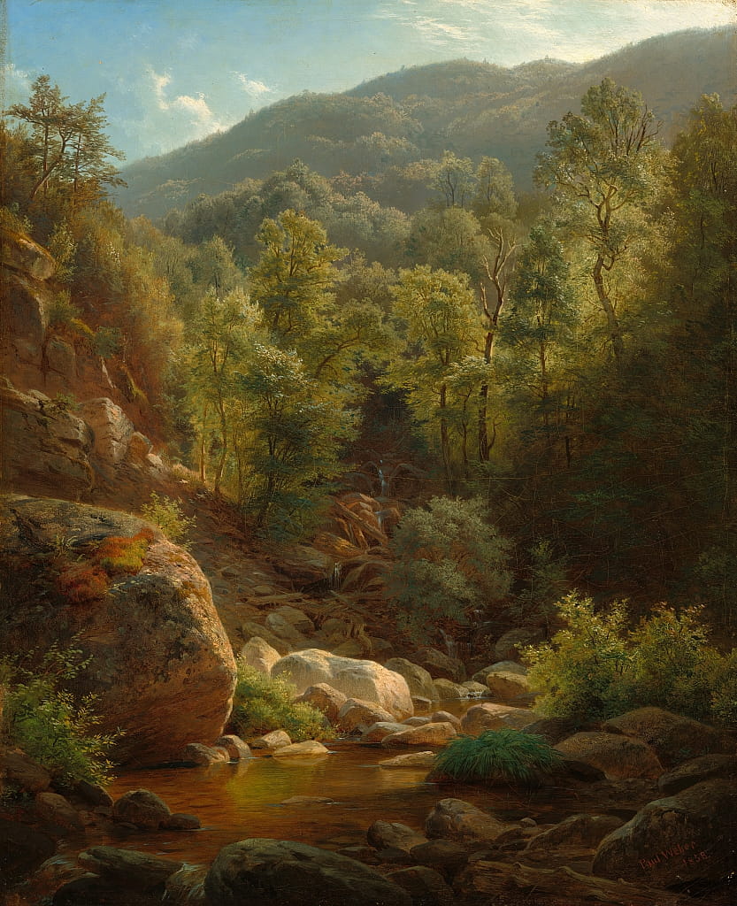 Szene in den Catskills (1858), von Paul Weber